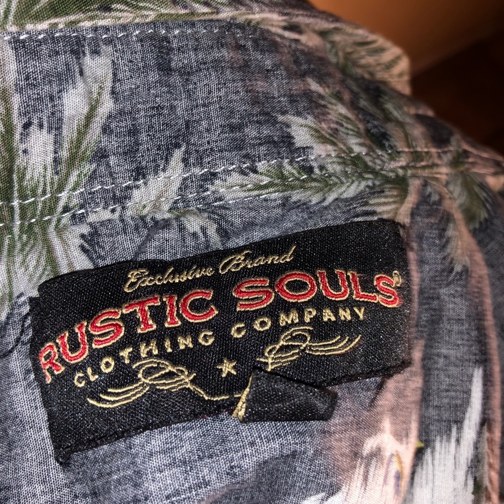 Rustic souls button up shirt - approximately medium-large